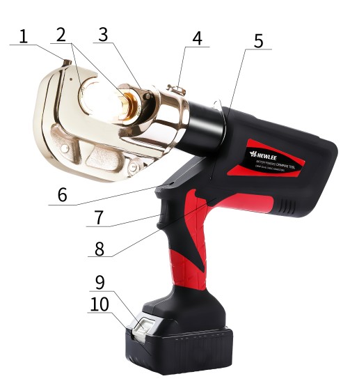HL-400B-Battery-Powered-Crimping-Tool-Description-9