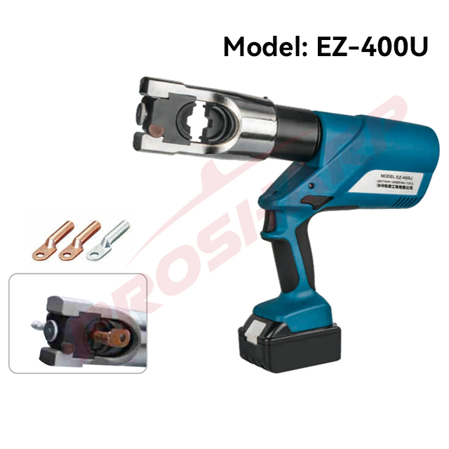 battery cable crimping tool