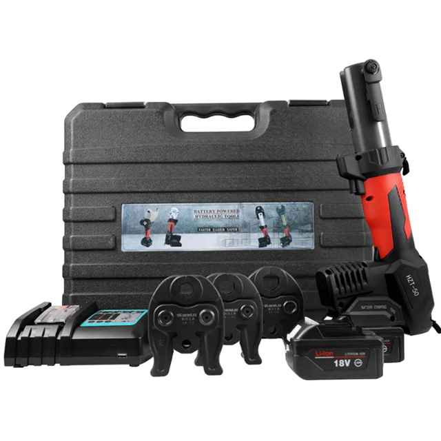 HZT-50 HYDRAUIC BATTERY PRESSING TOOL CORDLESS WITH CUTTING