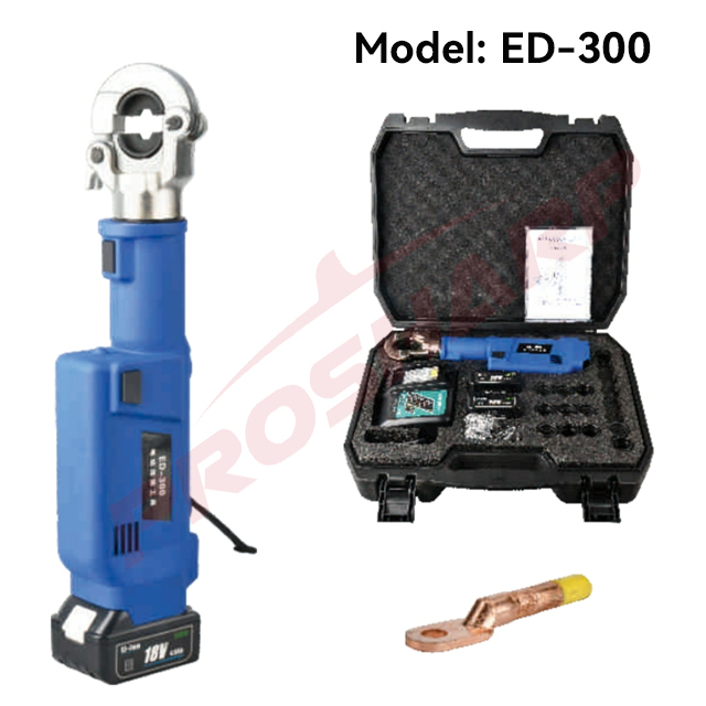battery cable crimping tool