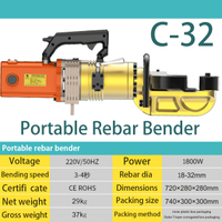 C-22 18-32 mm portable reber bendr