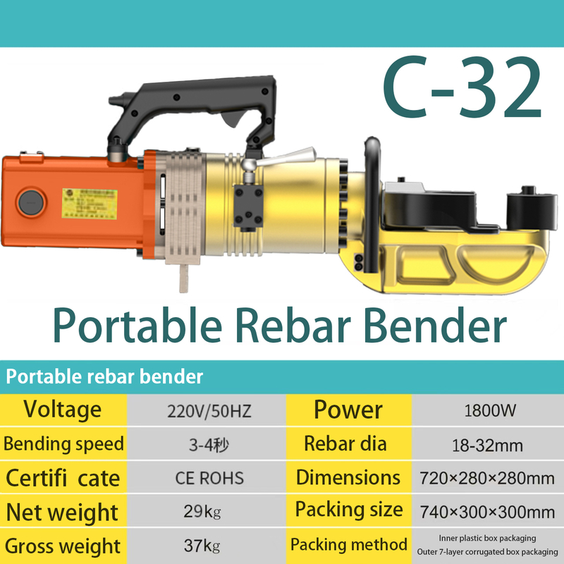 C-22 18-32 mm portable reber bendr