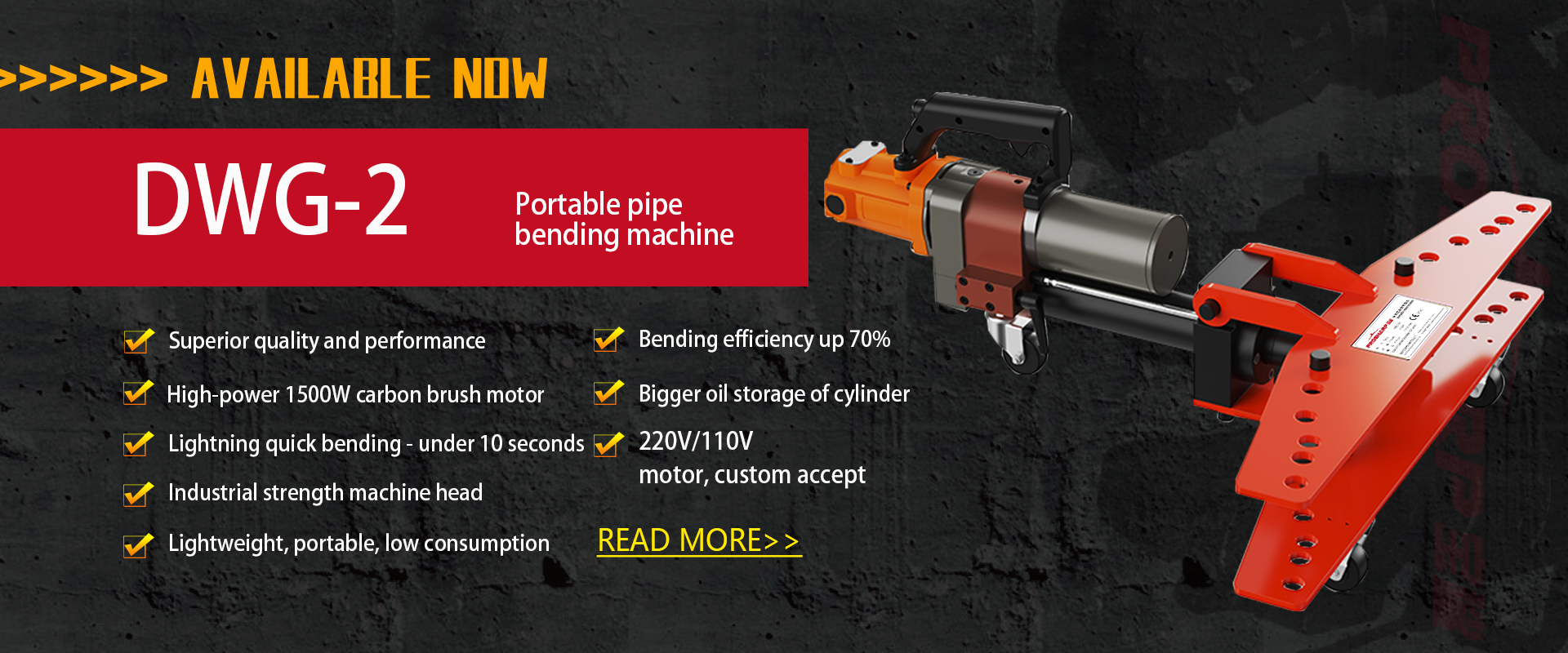 Bending machine for steel pipe