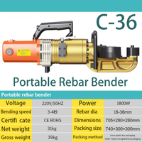 C-36 18-36mm portable reber bendr