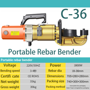 C-36 18-36mm portable reber bendr