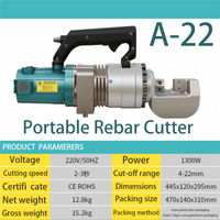 electric hydraulic rebar cutter A-22 4-22mm