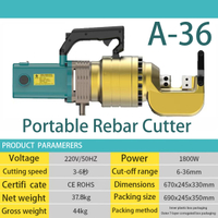 A-36 4-36mm portable rebar cutter