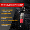 10-16mm portable rebar bender