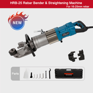 16-25mm Portable Rebar Bender And Straightening Machine 1200W HRB-25