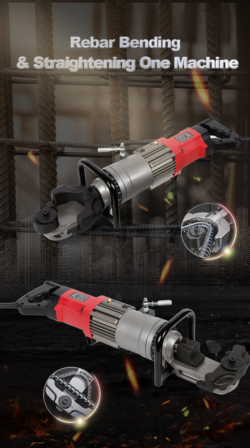 rebar bending and straightening machine